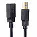 WestCowboy USB 3.0 Extension Cable 15FT, SuperSpeed USB3.0 Extender Cord A Male to A Female for Paystation, Xbox, Hard Drive, USB Flash Drive, Mouse,Keyboard, Card Reader, etc(Black) (15FT)