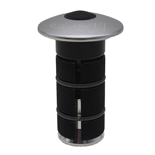 Neco 1" 25.4mm Top Cap Key Expander Compressor Plug Bike Threadless Headset (Silver)