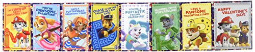 Paw Patrol Valentines Cards - Box of 32 Cards