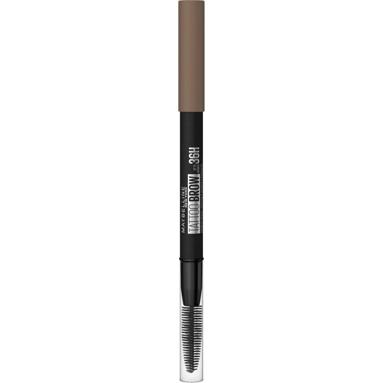Maybelline Tattoo Brow Semi Permanent 36HR Eyebrow Pencil Longlasting Thicker Fuller Eyebrows, Blonde 02, 1 Count (Pack of 1)