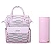 mommore Fashion Baby Diaper Backpack Travel Nappy Tote Bag Roomy Changing Backpack with Changing Pad for Baby Care, Pink