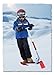 RAILZ Youth Snow Scooter, The Best Compact Kick SnowScooter, Christmas Gift, Sled, Toy, Snow Scoot