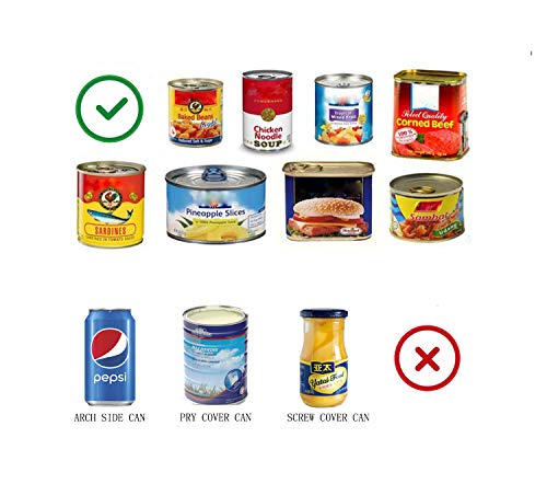 CORKAS Can Opener, the Smooth Edge Can Opener for Food and Other Kinds of Cans and Tins with Easy Open Ergonomic Designed Stainless Steel Handheld for Seniors, Arthritic and Others - Thumbnail 6