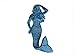 Hampton Nautical Rustic Light Blue Whitewashed Mermaid Hook 6