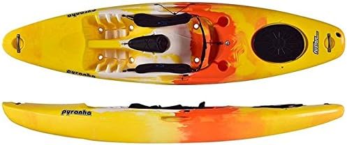 Pyranha Fusion DLX Performance Sit-On-Top Kayak Yellow/Jaffa/White