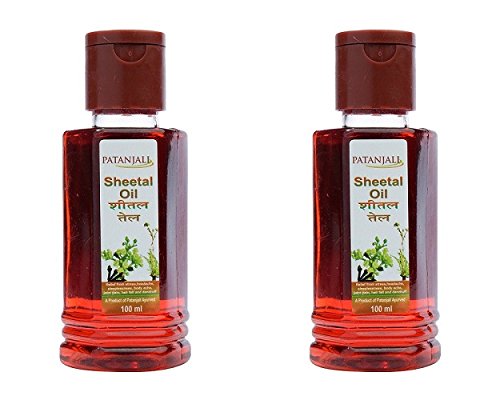 Patanjali Sheetal Hair Oil100ml pack 2