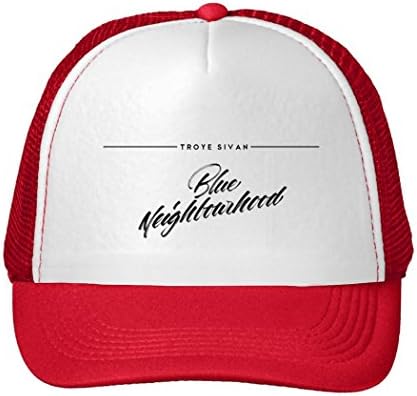 Troye Sivan Blue Neighbourhood Tour 2016 Adjustable Trucker Sun Mesh Cap Hat For Men Women