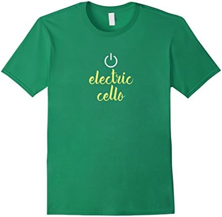 Mens Electric Cello t-shirt Medium Kelly Green