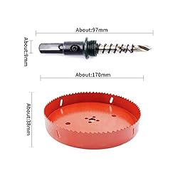 Hole Saw Drill Bit HSS LAIWEI Hole Cutter with