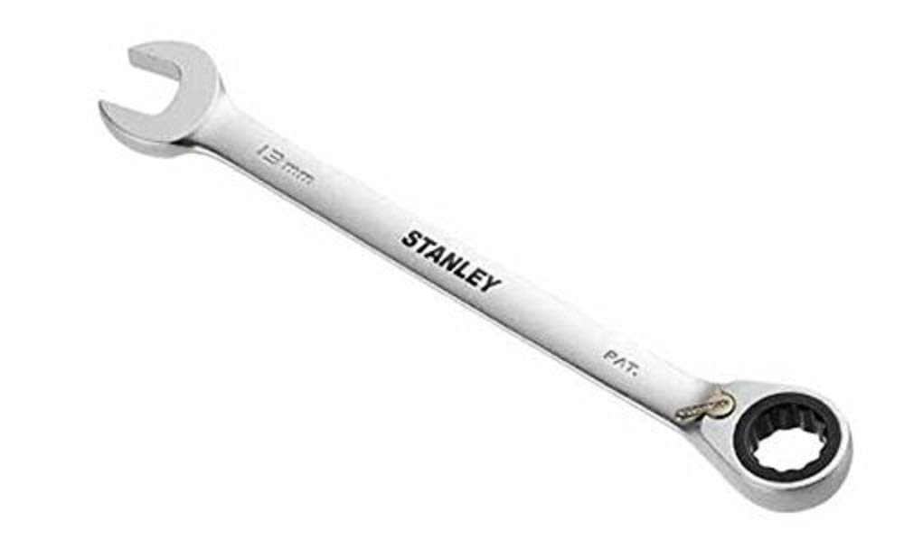 Stanley 1-13-310 Combination Spanner with Ratchet, Silver, 18/236 mm