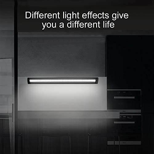 Solarlang LED Under Cabinet Light, Ultra-Thin Design, 1OW CRI90+, 900 Lumens, Nature White 4000K, Kitchen Cabinet Strip Lights with Touch Dimmer Switch, 2 Pack