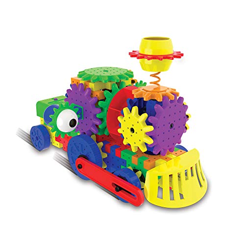 The Learning Journey Techno Gears STEM Construction Set - Crazy Train (60+ Pieces) - Learning Toys & Gifts for Boys & Girls Ages 6 Years and Up