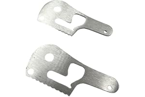 August Engineering Aluminum 6 Piece Set Replacement Stainless Steel Liner Scales Phosphorous Bronze Washer Omega Spring FRK for Benchmade Bugout 535 Axis Lock Knife not Included