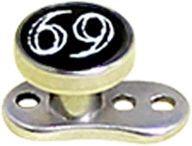 Surgical Steel Micro Dermal Anchor 16g with Logo 69