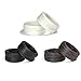 Waxed Linen Thread Bundle: Black, Chocolate Brown and Natural 1mm, 4 Ply - 30 Yards Total