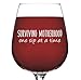 Surviving Motherhood Funny Wine Glass - Birthday Gifts for Wife, Sister, Friend - Gag Mom Gift Ideas from Husband - Fun Novelty Bday Present for Women - Wine Gift for New Mom, Sister In Law