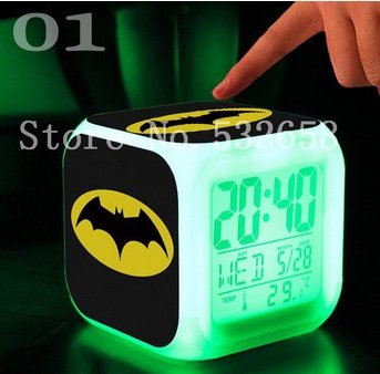 Batman-7-Colors-Change-Digital-Alarm-LED-Clock-Cartoon-Night-Colorful-Toys-for-Kids-Style-1