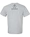 Marine Corps Bull Dog Front and Back Premium Men's T-Shirt (X-Large, Sports Grey)
