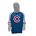 Stitches MLB Chicago Cubs Men's Pullover Hoodie, Large, Royal/Gray