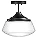 Oak Leaf Pendant Lighting, Vintage Industrial Glass Pendant Light Shade Lampshade Chandelier