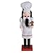 Clever Creations Baker Chef Nutcracker Collectable Festive Christmas Decor | 100% Wood Perfect for Shelves and Tables | 15