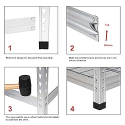 Amazon Basics Heavy Duty Storage Shelving Steel