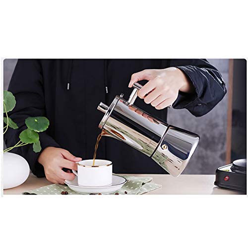 DYB Espressokocher Portable Moka Pot Induktion Home Kochfeld Moka Kaffeemaschine Kaffee Pot Büro Make Kaffeegerät… – Bild 7