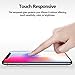 iPhone X Screen Protector, Poetic [Full Coverage][HD Clear][Case Friendly][Anti-Fingerprint] Premium Edge-to-Edge Tempered Glass Screen Protector for Apple iPhone X (2017) (Clear)
