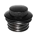 Senkauto Black Smooth Dash Oil Fuel Console & Gas Tank Cap Cover For Harley Touring FLHT FLHX 2008-2018 (Black w/Gas Cap)