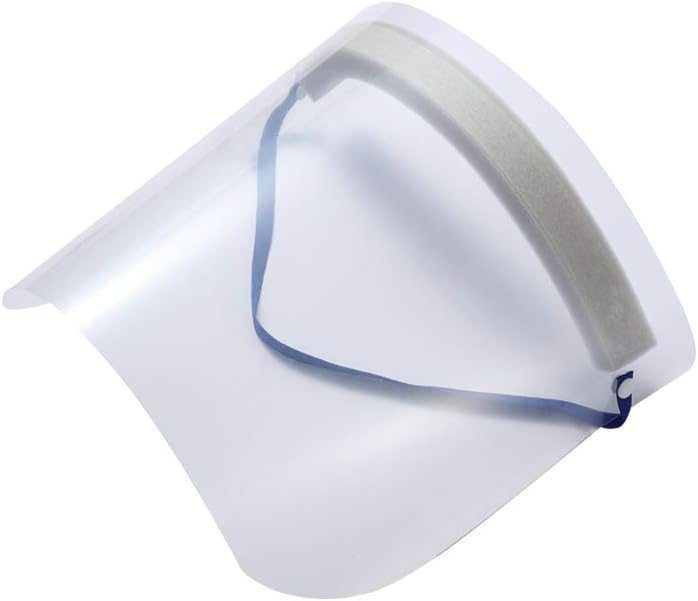 WLJI Transparent Protective Face Visor Shield Stretchy Headband Dust-Proof Oil-Proof Anti-Splash Reusable Face Protection Visor