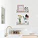 Nursery Room Rustic Floating Wall Shelves - Set of 2 - Perfect Farmhouse Nursery Decor for Baby's Room! Vintage Shelves for Kitchen and Bathroom Too! (Rustic Shelf - Set of 2)