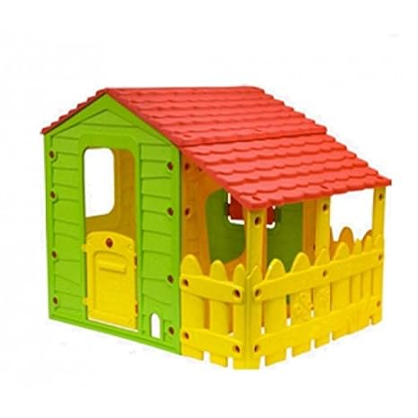 Papillon Casetta Da Giardino Per Bambini Con Portico In Resina 118 X 146 X 127 Cm