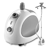 Garment Steamer,Greatic Clothes Steamer 1500W Power with 360 Degree Swivel Hanger Stainless Adjustable Stick Big Water Tank