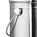 Beaumont Kitchenware Top Rated Compost Bin | High Quality Stainless Steel 304 will Never Rust | Top Quality Brushed Nickel Finish | Premium No-Odor Charcoal Filter | Extra Filter Included | 1 Gallon