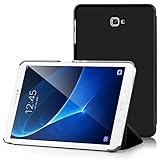 IVSO Samsung Galaxy Tab A 10.1 Case - Ultra Lightweight Slim Smart Cover Case-for Samsung Galaxy Tab A SM-T580N/SM-T585N 10.1-inch 2016 Tablet(Black)