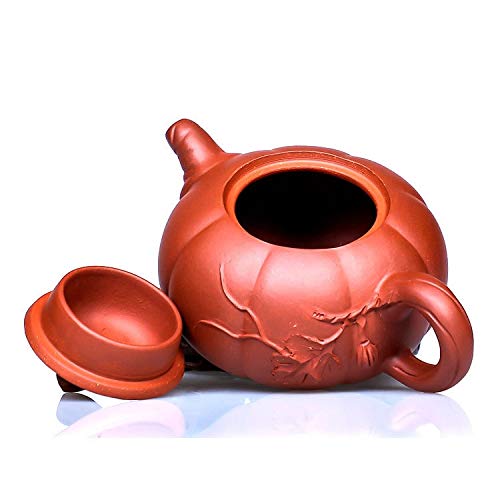 CHLM Ausgezogenes Erz Red Mud Pumpkin Pot Teekanne Teeset – Bild 5