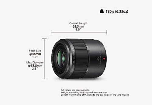 Panasonic Lumix 30mm F2.8 | Objectif Macro à focale fixe H-HS030E (Grande ouverture F2.8, Stabilisé, equiv. 35mm : 60mm…