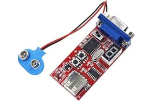 RELAND SUN Portable VGA Signal Generator Module LCD Screen Test Module with 15 Different Signals DC 9V