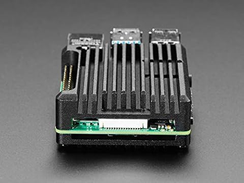 AdaFruit Aluminum Metal Heatsink Raspberry Pi 4 Case - Without Fans