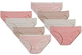 Hanes Womens 8 Pack Premium Comfort Bikinis, Small