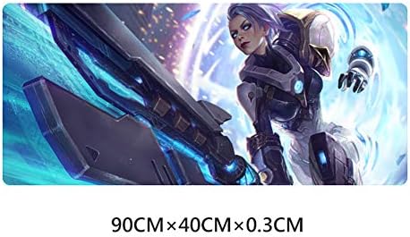 BEP Oversized Office Gaming Mouse Pad (400 X 900 X 3mm) LOL Riven Mouse Pad