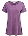 Women's Casual Loose Short Sleeve Shirts Yoga Tops Activewear Running Workout T-Shirt Blouse