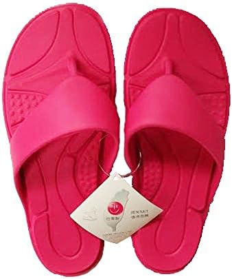 ALL CLEAN ECO Friendly Ultra-Light Outdoor Flip-flops Slides Sandals (US 6.5 (38) Pink)