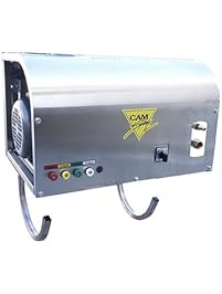 Cam Spray 2000WM/SSM3 Deluxe Wall Mount Electric Powered Cold Water Pressure Washer, 2000 psi, 50' Hose