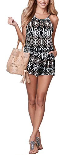 2 Jusfitsu+Jumpsuit+Strappy+Sleeveless+Playsuit