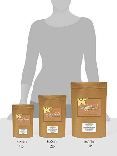 Be Still Farms Organic Oat Bran (5lb) Similar to Wheat Bran Bulk aka Salvado De Avena Organico - Grind into Oat Bran Powder - Naturally Gluten Free Oat Bran Organic - Gluten Free Bran - Non-GMO Snack