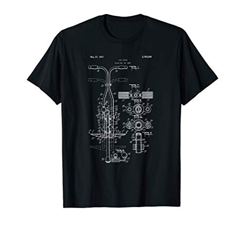 Vintage Pogo Stick Blueprint Design Shirt Extreme Adult Toy