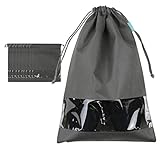 iwill CREATE PRO Portable Travel Shoes Storage Organizer Pouch for Suitcase, Gray, 10pcs