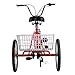 Slsy Adult Folding Tricycles, 7 Speed Folding Adult Trikes, 20 Inch 3 Wheel Bikes with Low Step-Through, Foldable Tricycle with Basket for Adults, Women, Men, Seniors.thumb 4