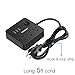 2 Pack Power Strip with 3 USB 3 Outlet, TESSAN Desktop Charging Station with 5 ft Extension Cord with USB Ports, Mini Outlet Extender for Cruise Ship Dorm Room Accessories – Black